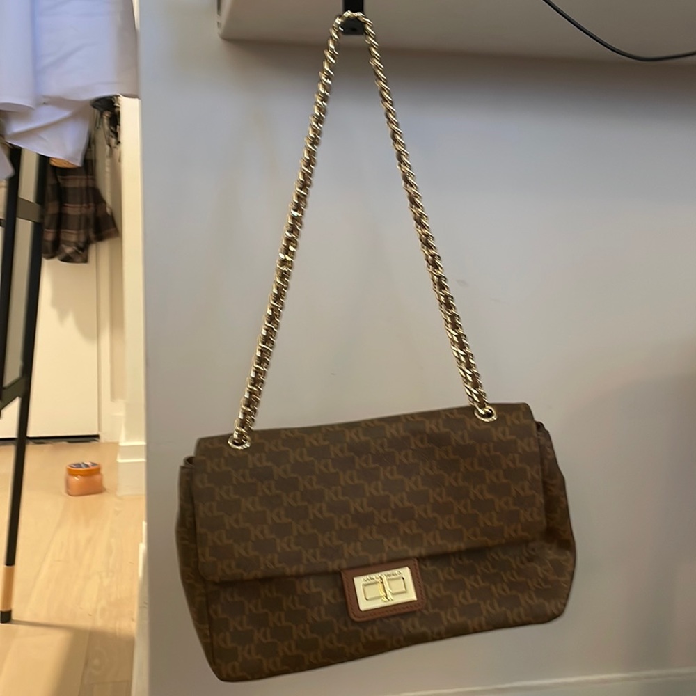 Karl Lagerfeld Convertible Shoulder/Crossbody Bag - Brand New with Dust Bag